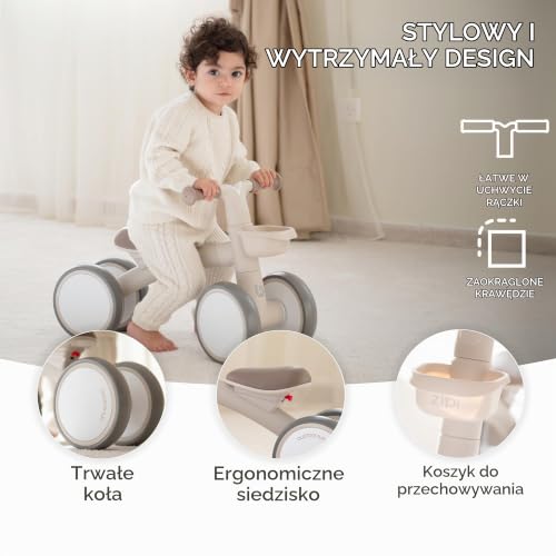 KikkaBoo ZIPI – grafika z przykładem użytkowania rowerka