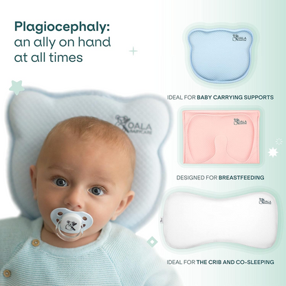 KOALA BABYCARE almofada para bebé + fronha PREVINE a plagiocefalia