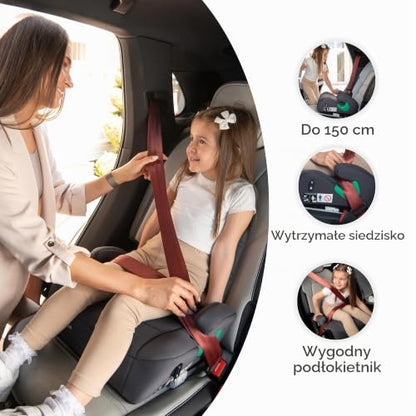 KikkaBoo i-Pop i-Size-Isofix-Sitzerhöhung 125-150 cm