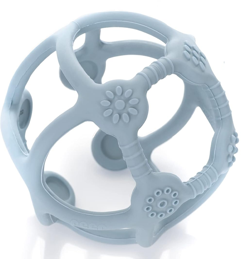 REER Bite&Play afferra e mordicchia in silicone 7,5 x 9 cm 0+