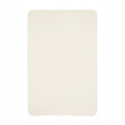 JOLLEIN koc bawełniany IVORY 100x150, delikatny kremowy kocyk 100% bawełna do łóżeczka i spacerów