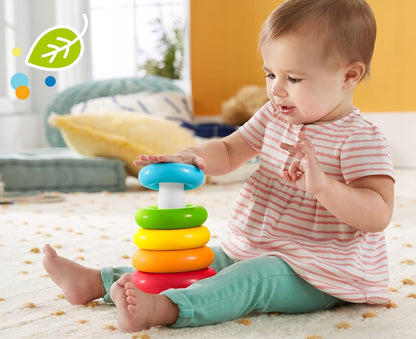FISHER-PRICE Rock-a-Stack piramida 5 kółek 21 cm