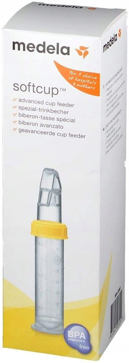 MEDELA SOFTCUP dokarmianie łyżeczka z butelką, zestaw do karmienia niemowląt BPA free