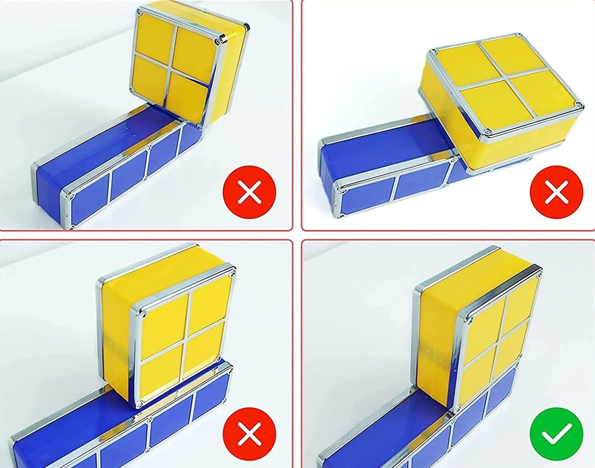 JUSTUP The Magic Block LED нощна лампа 7 елемента 7 цвята TETRIS