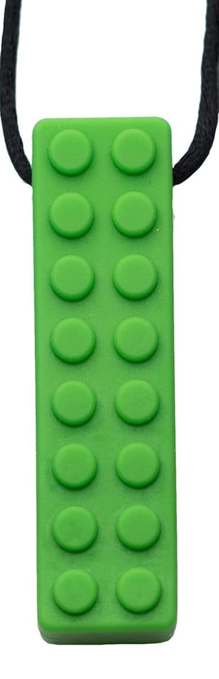 TILCARE Chew Chew beroligende bidering-halskæde 1,8 x 6,4 cm GRØN