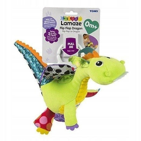 LAMAZE zawieszka zabawka sensoryczna SMOK 24 x 26 cm