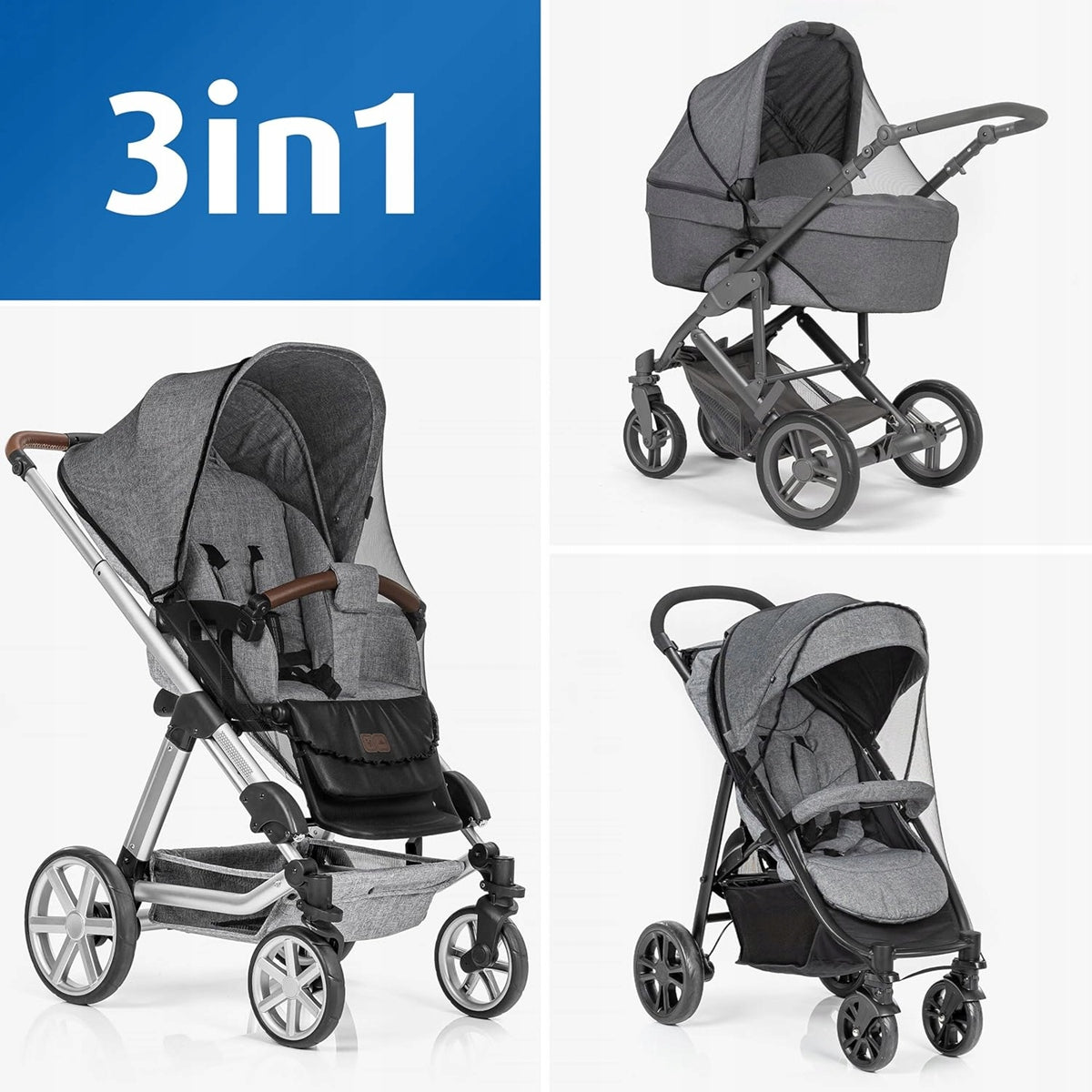 REER BiteSafe myggnät för barnvagnar, sittvagnar och sportvagnar