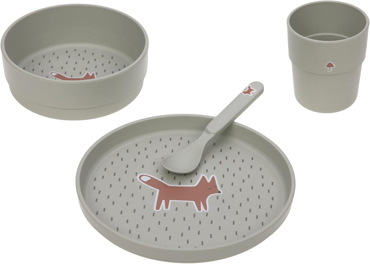 LASSIG set di stoviglie senza melamina Little Forest Fox