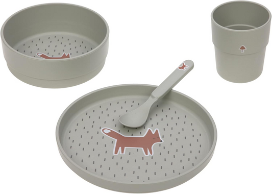 LASSIG set di stoviglie senza melamina Little Forest Fox