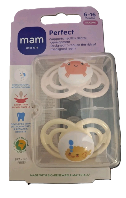 MAM Perfect chupeta x2 6-16msc + caixa