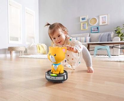 FISHER-PRICE GMX70 porszívón lovagló macska, dallamokkal és fényekkel