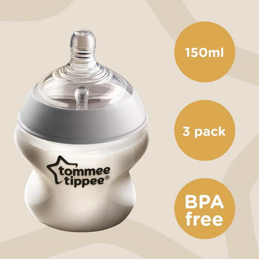 TOMMEE TIPPEE zestaw butelek closer to nature 3x 150ml