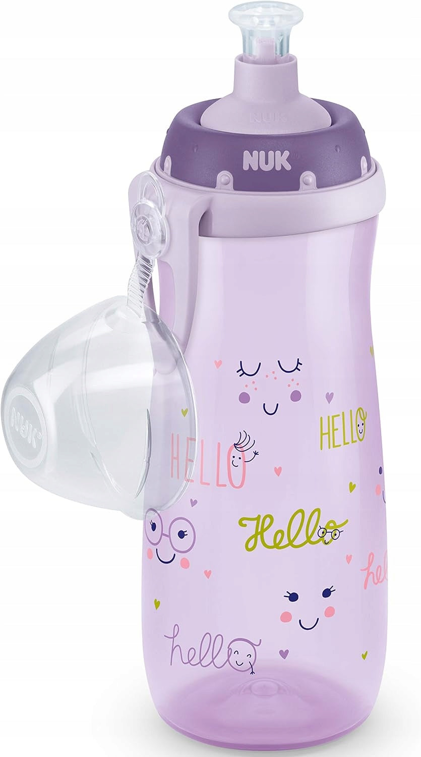 NUK Sports Cup BUTELKA 24 m+ ustnik push-pull 450 ml