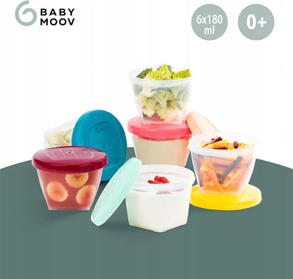 BABYMOOV Babybols contenants 6 x 180 ml