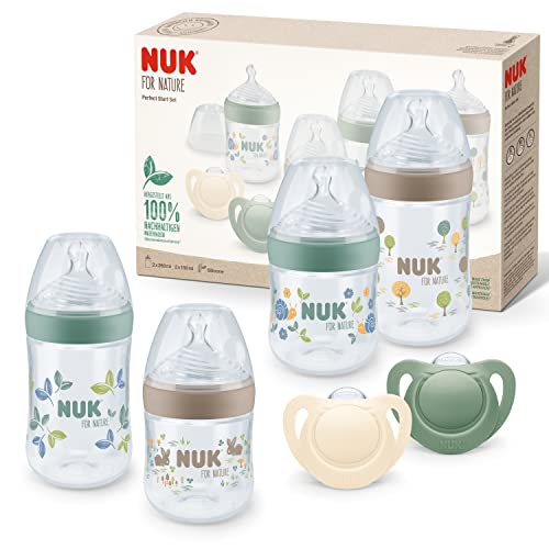NUK for Nature Perfect Start Flaschen- und Schnullerset 0–6 Monate – Bild 2