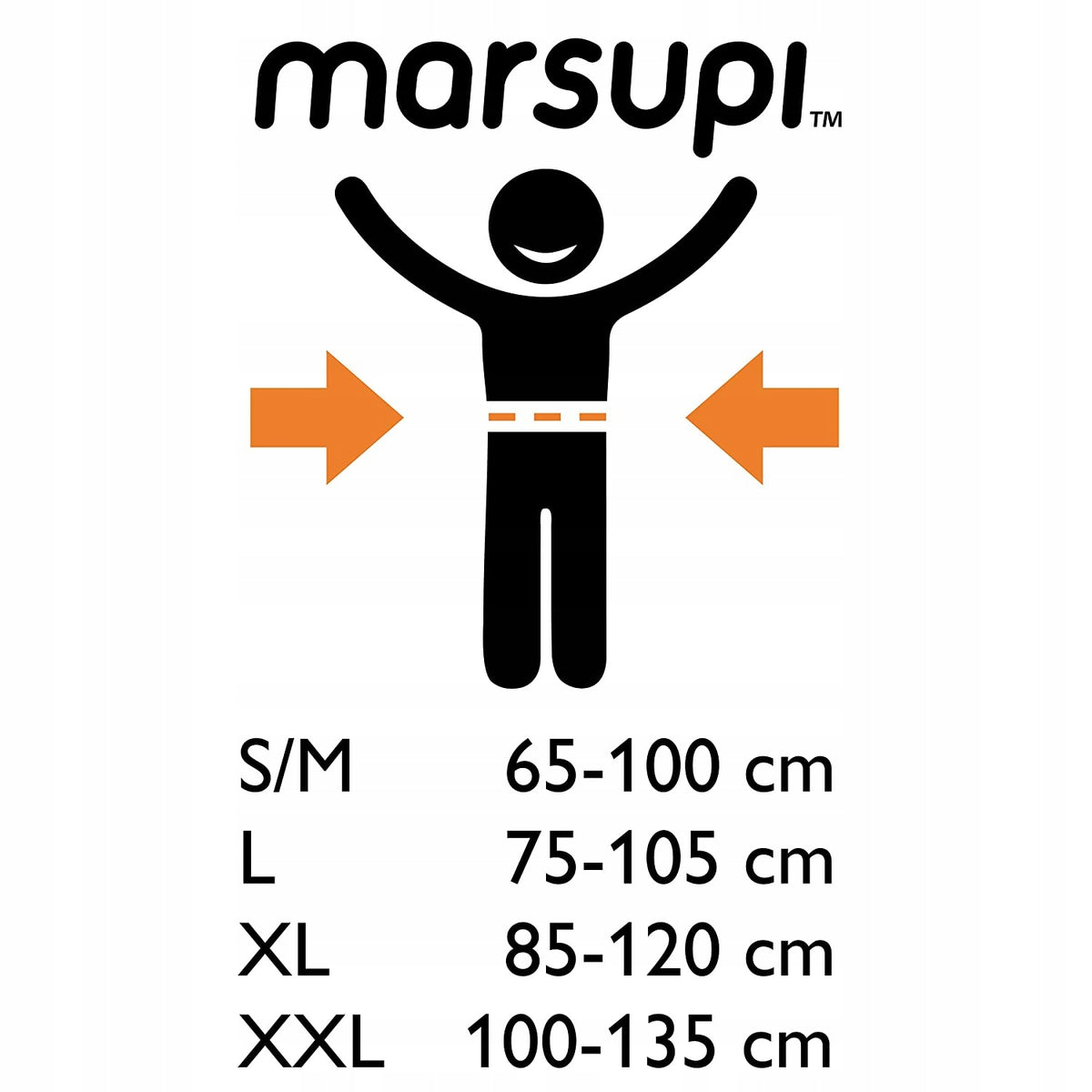MARSUPI 2.0 ergonomische drager XL 3,5 - 15 kg