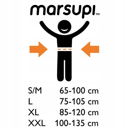MARSUPI 2.0 ergonomische drager XL 3,5 - 15 kg