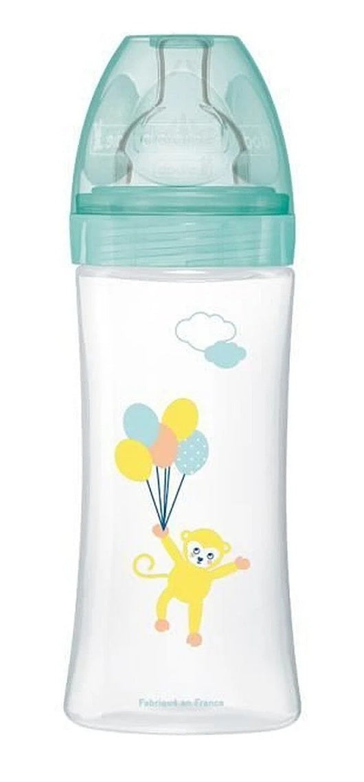 DODIE láhev 330 ml dudlík 3 rychlý průtok 6 m+