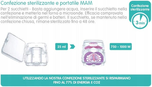 MAM AIR chupeta x2 6-16m BORRACHA