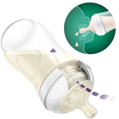 PHILIPS AVENT Natural Response szklana butelka 120 ml 0+ smoczek 2