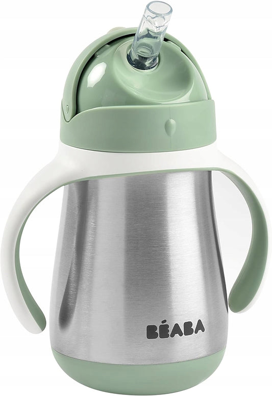 BEABA Ανοξείδωτο Ποτήρι με Καλαμάκι 250 ml