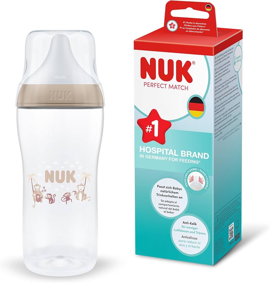 NUK Perfect Match антиколик шише 360 ml 8m+