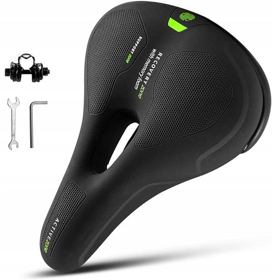 AYAMAYA cyklistické sedlo MTB a trekking z pěny 18,5 x 26 cm