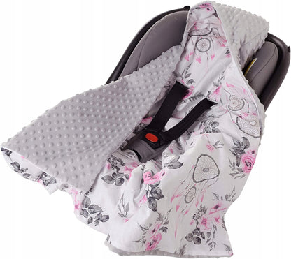 MEDIPARTNERS coperta avvolgente per seggiolino auto MINKY