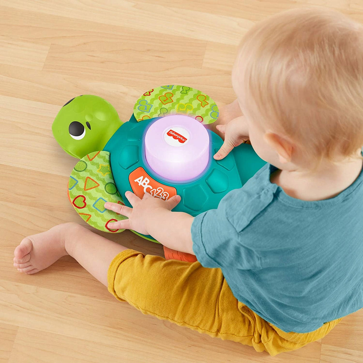 FISHER-PRICE GXK35 interaktywny żółw j.niemiecki świecąca zabawka edukacyjna dla dziecka