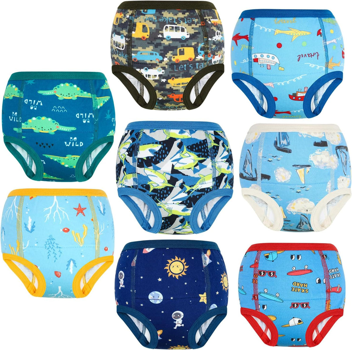 MOEMOE BABY majtki treningowe 5T x8szt