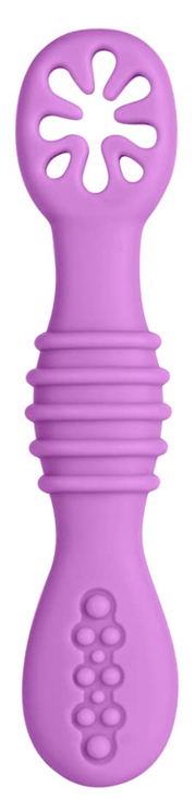 VICLOON Sticky Spoon κουτάλι σιλικόνης 2,5 x 10 εκ. 4 μ.+ μωβ