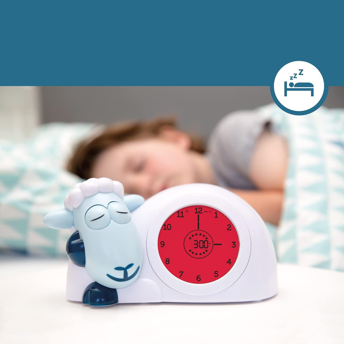ZAZU allenatore del sonno, orologio e lampada notturna PECORA SAM