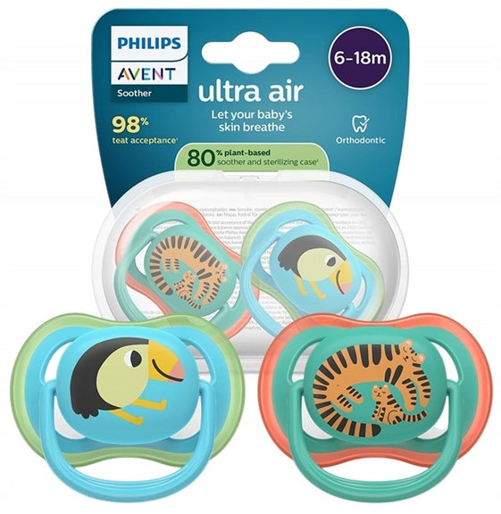 PHILIPS AVENT Ultra Air soothers x2