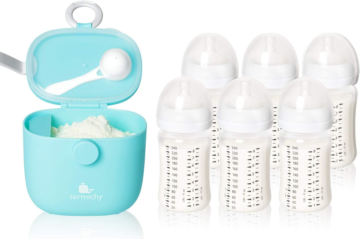TERMICHY pojemnik na mleko modyfikowane 500 ml 250 g + miarka