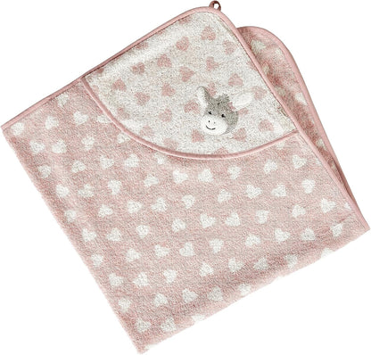 STERNTALER Æsel Emmi håndklæde med hætte 100x100cm "N