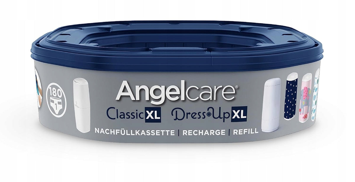 ANGELCARE Dress Up XL Κάδος για πάνες + ανταλλακτικό Dress Up για 180 πάνες