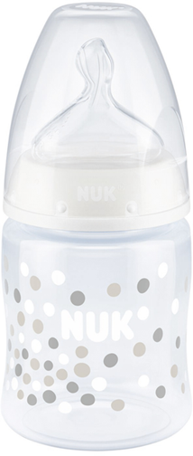 NUK First Choice+ 0-6 hónap cumisüveg 300 ml hőmérsékletjelzővel