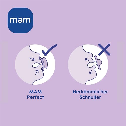 MAM Perfect Day & Night silikonesutter 0-6m x4 LYSER