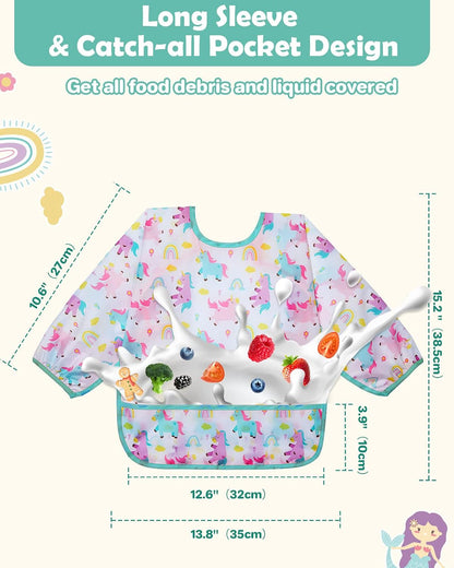 LICTIN hagesmække med lomme 6-24 m x3