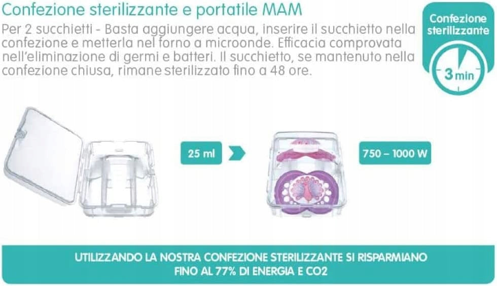 MAM COMFORT smoczek x2 3-12 msc