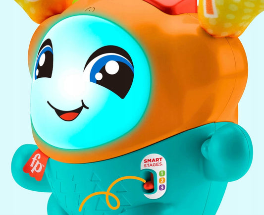 FISHER-PRICE DJ HUPFI interactivo canta y baila 75 actividades idioma alemán