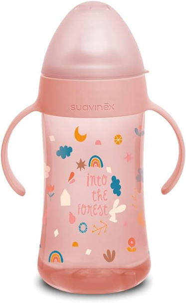 SUAVINEX Seconda bottiglia con beccuccio morbido 270 ml 4 m+