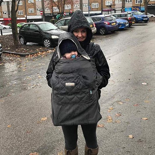 BEBAMOUR универсален водоустойчив калъф за кошче за кола, количка и столче за кола