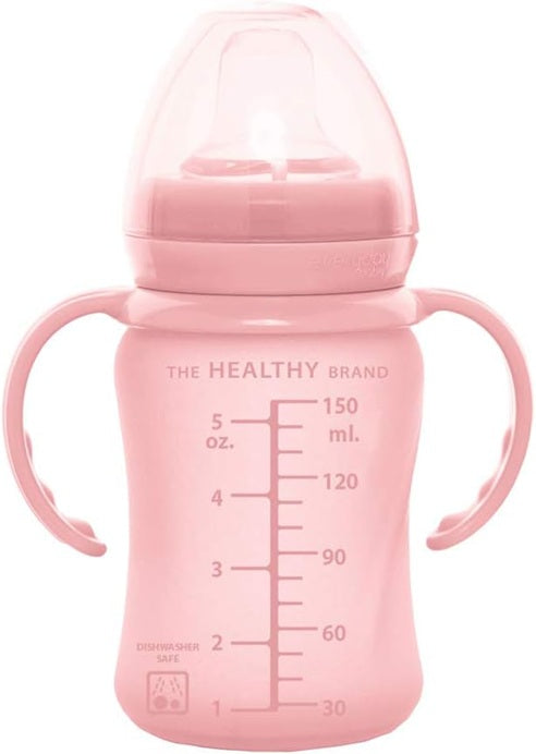 EVERYDAY BABY Sippy Cup sklenený netečúci pohár 150 ml 6 m+