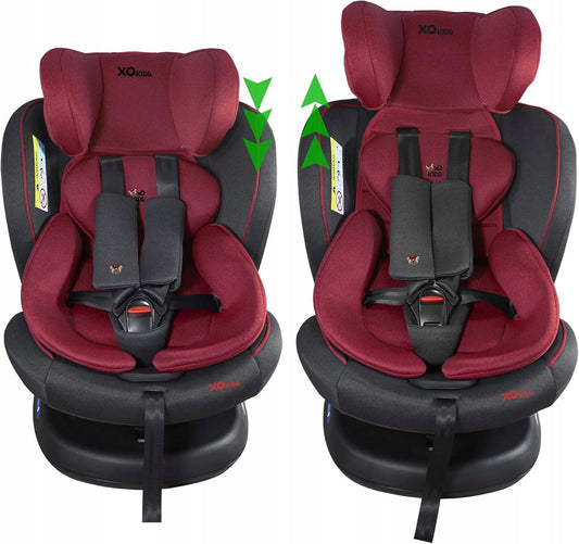 XOMAX S64 fotelik samochodowy obrót 360 gr 0/1/2/3 ISOFIX