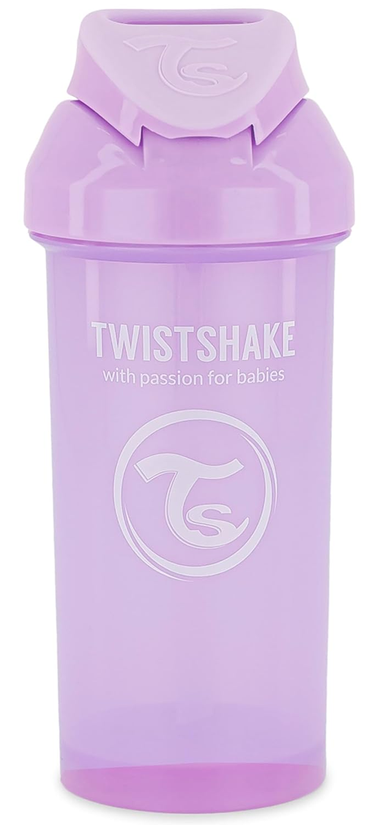 TWISTSHAKE Straw Cup nevytekajúci pohár so slamkou 360 ml 6 m+