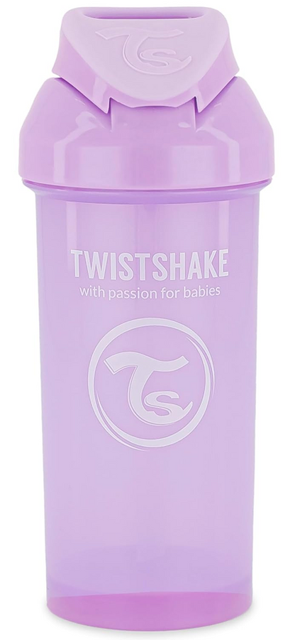 TWISTSHAKE Straw Cup nevytekajúci pohár so slamkou 360 ml 6 m+