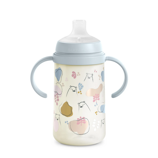 SUAVINEX tasse anti-fuite avec bec et poignées 270 ml 6 m+