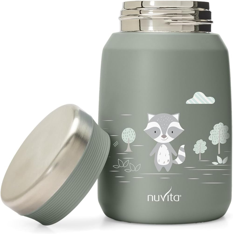 NUVITA 4472 thermos alimentaire en acier inoxydable 500 ml 6 m+