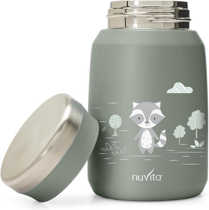 NUVITA 4472 thermos alimentaire en acier inoxydable 500 ml 6 m+